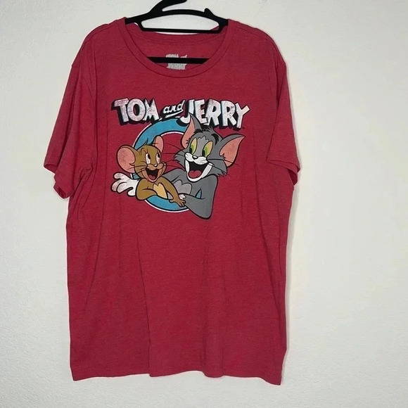 Tom and Jerry Red T-Shirt | XL - Picture 1 of 1